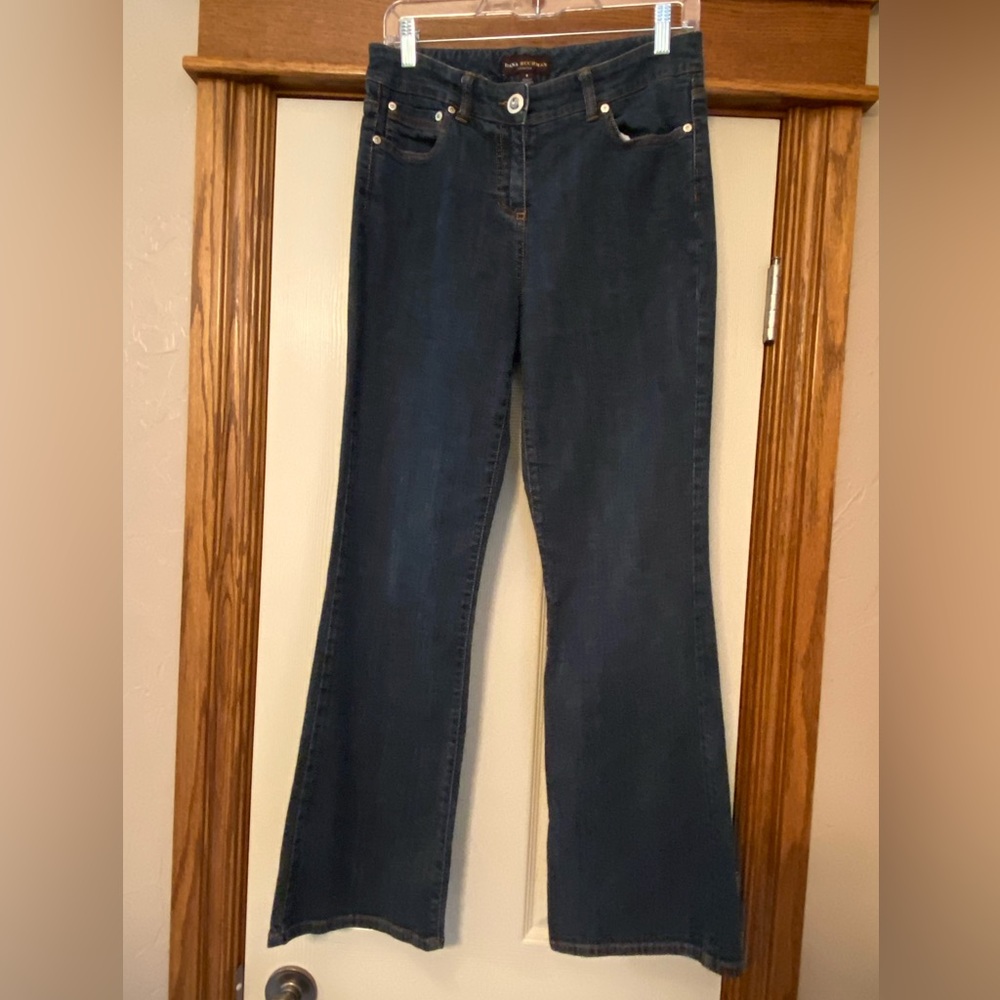 Dana Buchman Dark Blue Bootcut Womens Jeans Sz 6 - Picture 2 of 8